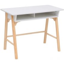 Mobili Rebecca - Bureau pour enfants Rebecca Mobili Meryta 70x90x50 mdf Pin Blanc Marron
