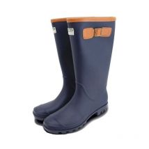 Town&country - Burford Fleece Lined Wellington Boots Navy - Size 9 -TFW6655