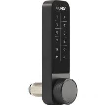 Burg Elektronisches Zahlenschloss für Möbel , ideal als Spindschloss mit Code, schwarz