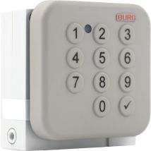 Schloss mit Zahlencode mit Silikon Keypad IP54 - elektronisches Schrankschloss + Batterie - Burg