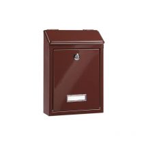 Cassetta postale missiva burg favor acciaio marrone BURG WACHTER