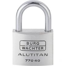Burg-W Vorhangschloss aus Aluminium 770 40 Alutitan
