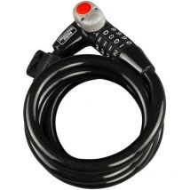 Antivol vélo Burg Wachter 230 180 l - Code, 180 cm, acier 12 mm, led