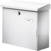 Burg Wächter 4120 comfort 913 w Cassetta della posta Lamiera d'acciaio Bianco Serratura a chiave