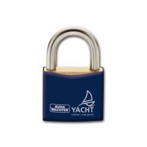 Burg Wachter - Burg Wächter Vorhangschloss 460/30 Yacht-verschiedenschließend Seewasserfest, absolut rostfrei - blau
