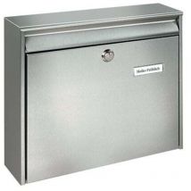 Burg Wächter 20200 borkum 3877 ni Boîte aux lettres acier inoxydable argent avec serrure à clé