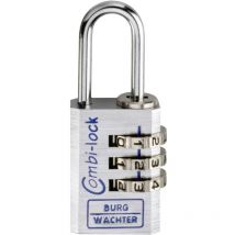 Burg Wächter 3631 Lucchetto 22.90 mm Argento alluminio cromato Serratura a combinazione numerica