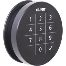 Burg Zahlencode Schloss Flexo.Code rechtsseitig, elektronisches Schrankschloss mit Touch