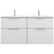 Burgbad - Eqio Glas-Doppelwaschtisch inklusive