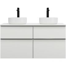 Burgbad - Eqio Keramik-Aufsatzwaschtische rund, inklusive