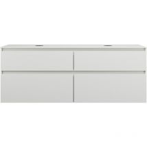Burgbad - Lin20 Waschtischunterschrank inklusive Konsolenplatte, 2