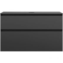 Burgbad - Lin20 Waschtischunterschrank inklusive Konsolenplatte, 2