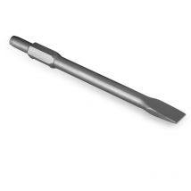 Burin de remplacement Burin plat (390x30mm, approprié pour marteau de démolition avec douille hexagonale sds hex)