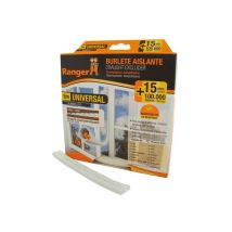 Burlete autoadhesif Miarco – Tubulaire – 1 à 7 mm – 9 mm de large – Longueur 6 mètres – Bas de porte