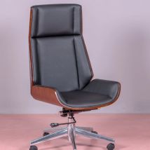 Bürostuhl aus Walnussholz - Nordic s - Schwarz - Nest Dream