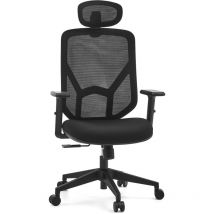 Bürostuhl / Drehstuhl Blacore Netzstoff/stoff Schwarz Mybuero