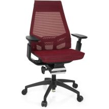 Bürostuhl / Drehstuhl Genidia Smart Black Netz Rot Hjh Office