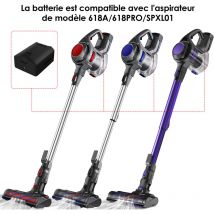 Batterie pour aspirateur balai sans fil spxl01-618pro-2200 mah