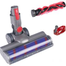 Bürste Für Dyson V7 V8 V10 V11 V15 Sv12 Sv14 Sv15, Dyson Bürstenkopf Mit Turbo Und Soft Roller, Led Und Auslösesperre, Dyson Zubehör Für Teppich, 