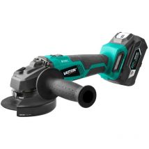 Bürstenloser Schleifer für Ø115/125-mm-Scheiben, 20 v (inklusive 4-Ah-Akku und Ladegerät)