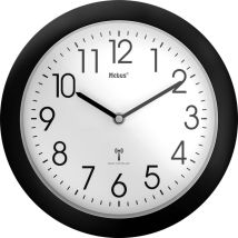 Horloge Murale Mebus 52450 Radiopiloté(e) 26 Cm X 26 Cm X 26 Cm X 4.5 Cm Noir W121503