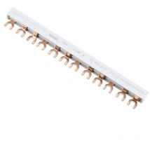 Schelinger - Busbar 3F U-Type 10mm2 - 12 Modules - Copper - Max 63A Current