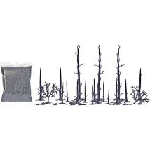 Abgebrannter Wald 1854 Baum-Bausatz 1 Set - Busch