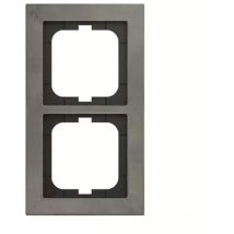 Busch-jaeger Abdeckrahmen 2-fach Betongrau - Busch-axcent Pur (1722-298), 2cka001754a4796