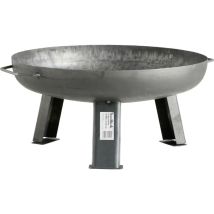 Buschbeck - Feuerschale Eisen Feuerstelle Ø 60cm 2 Griffe Feuerkorb