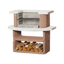 Buschbeck Grillbar Kansas BBQ Kohlegrill Holzgrill Feuerstelle Feuer Gartenfeuer