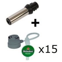 Buse + 3 lots de 5 tubes