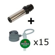 Buse + 3 lots de 5 tubes