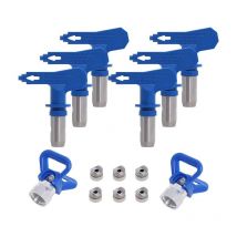Odipie - Buse Airless pulvérisation Réversible, 2X Buse siège Garde, Accessoires Buse Airless pour Pistolet à Peinture Haute Pression (Tapez 211,