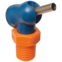 IBT - Buse haute pression xw pour tuyau de liquide de refroidissement 1/4 70bar Ø1.6x31.8mm bleu-orange loc-line