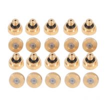 Buses de brumisation en laiton pour système de refroidissement (0,4 mm) 10/24 unc Jardin 20 pièces