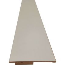 Battiscopa Bussola Singola Mdf Bianco H.2150 Sp.12