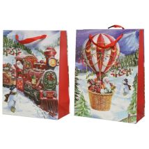 Busta Regalo Natale Assortite – 42x30x12 cm – Cimier – KAEMINGK BV