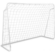 But de football xl 300x200x120 cm - Léger - Blanc