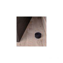 Butée de porte sol rond, Caoutchouc noir