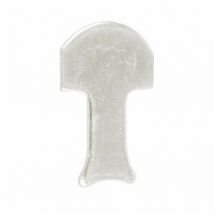 Butée de volet droite à sceller zingué blanc Afbat