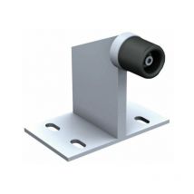 Butee amortissement à visser acier zingué pour portail coulissant