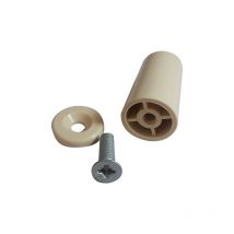 Zurfluh Feller - zurfluh-feller Butee Ronde Pour Lame Finale Lg40 Mm Beige Avec Rondelle Et Vis Lg20