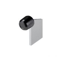 Butée d'arrêt acier galvanisé pour portail coulissant 95(H)mm