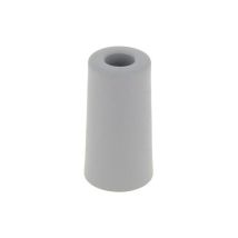 Chrisligne - Butée de porte Bu170/75/12w caoutchouc gris L.3.9 x H.7.5 x l.3.9 cm