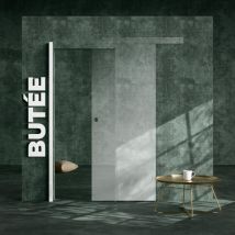 Mon Marché Déco - Butée de porte coulissante - Prépeinte Blanc