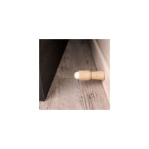 Butée de porte Diabolo en bois brut mm