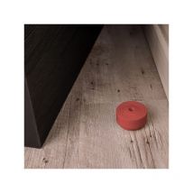 Ouvre&Déco - Butée de porte sol ROND, Caoutchouc rouge