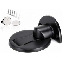 Shmshng - Butée de porte magnétique, butée de porte à fixer au sol, fermeture magnétique et souple invisible et robuste, butée de porte en acier