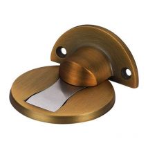 Litzee - Butée de Porte Magnétique en Acier Inoxydable 304, Support de Porte de Bureau de Restaurant d'hôtel à la Maison Door Stop-Laiton Jaune,AAFGVC