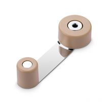 Butee de retention rotative metallique beige (blister) inofix